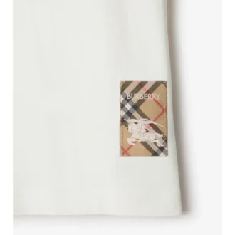Check Label Bomull T-shirt