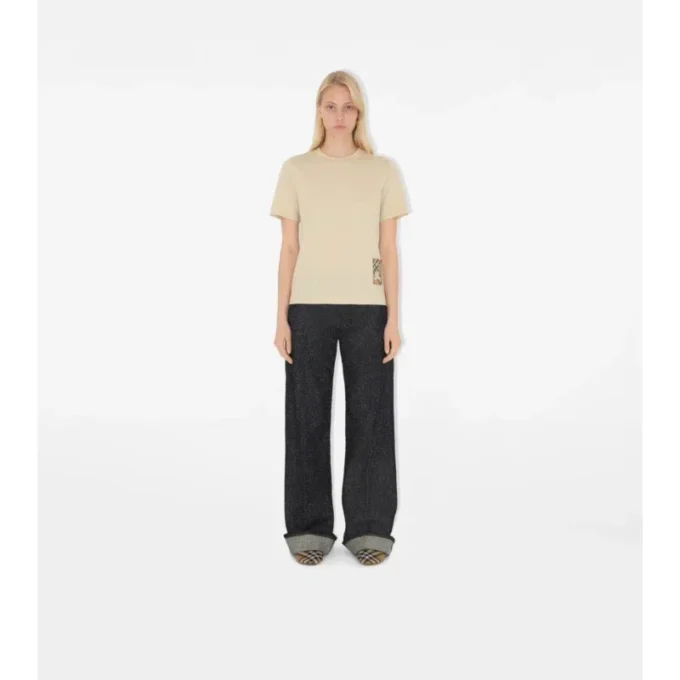 Check Label Bomull T-shirt Check Label Bomull T-shirt