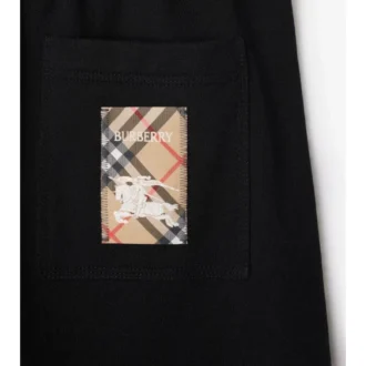 Check Label-shorts i bomull
