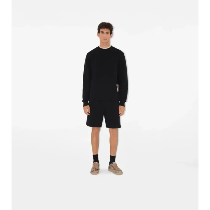 Check Label-shorts i bomull