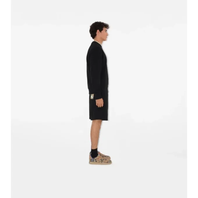 Check Label-shorts i bomull