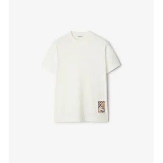 Check Label-T-shirt i bomull