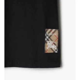 Check Label-T-shirt i bomull