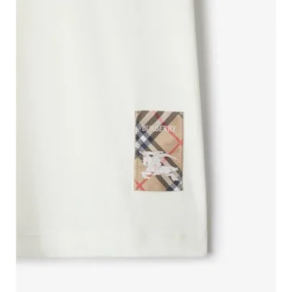 Check Label-T-shirt i bomull