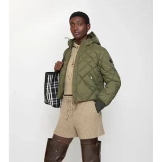 Check-Stitch Nylon Delley Dunjackor
