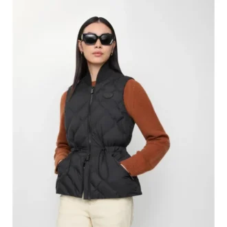 Check-Stitch Nylon Devonside Gilet