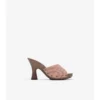 Check Suede Potter Mules Check Suede Potter Mules