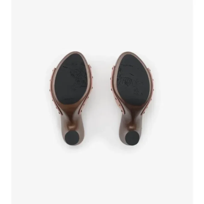 Check Suede Potter Mules Check Suede Potter Mules
