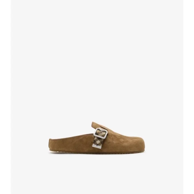 Check Suede Urchin Clogs Check Suede Urchin Clogs