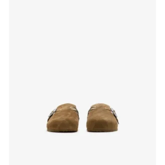 Check Suede Urchin Clogs