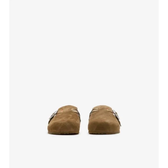 Check Suede Urchin Clogs Check Suede Urchin Clogs
