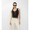 Check Trim-linne i bomullsblandning Check Trim-linne i bomullsblandning