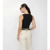 Check Trim-linne i bomullsblandning Check Trim-linne i bomullsblandning