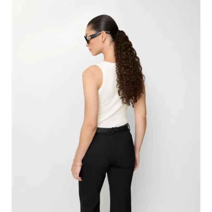 Check Trim-linne i bomullsblandning Check Trim-linne i bomullsblandning