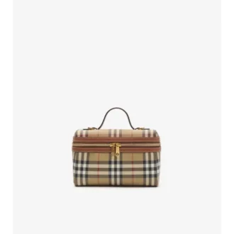 Check Vanity Bag 