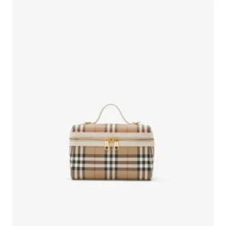 Check Vanity Bag 