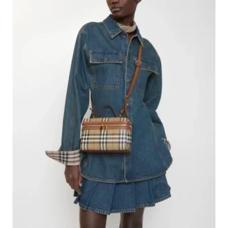 Check Vanity Bag 
