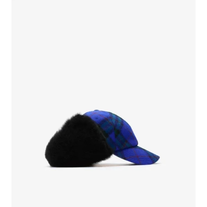 Check Wool Trapper Cap Check Wool Trapper Cap