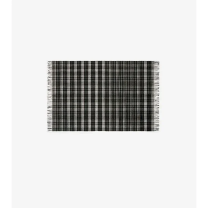 Checkad filt i ull och kashmir Checkad filt i ull och kashmir