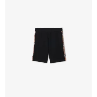 Checkmönstrade bomullsshorts