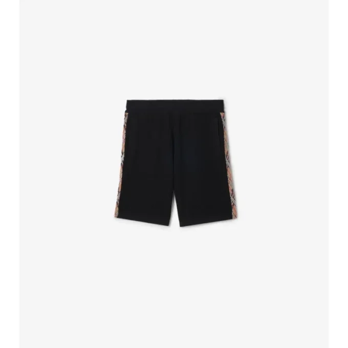 Checkmönstrade bomullsshorts