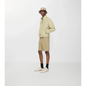Checkmönstrade bomullsshorts