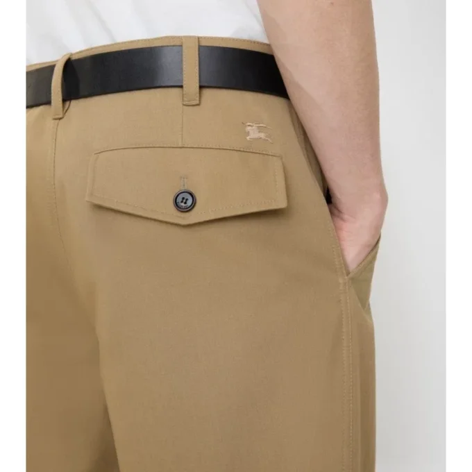 Chinos i bomullstwill