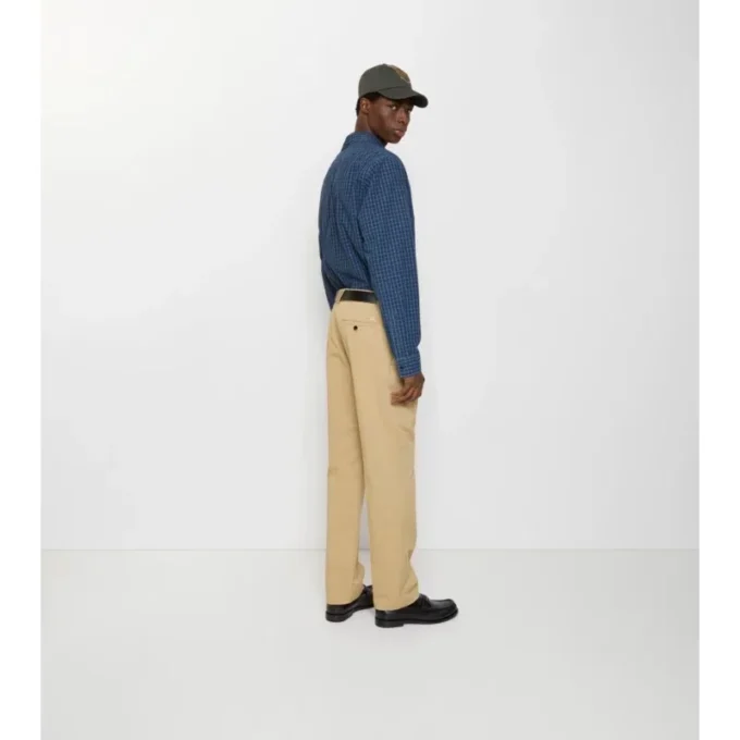 Chinos i bomullstwill