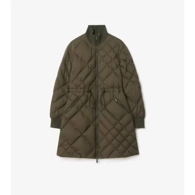 Danesbury-pufferkappa i nylon med rutmönster Danesbury-pufferkappa i nylon med rutmönster