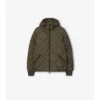 Doversgreen-dunjacka i nylon med rutmönster Doversgreen-dunjacka i nylon med rutmönster