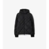 Doversgreen-dunjacka i nylon med rutmönster Doversgreen-dunjacka i nylon med rutmönster