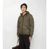 Doversgreen-dunjacka i nylon med rutmönster Doversgreen-dunjacka i nylon med rutmönster