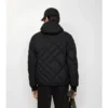 Doversgreen-dunjacka i nylon med rutmönster Doversgreen-dunjacka i nylon med rutmönster