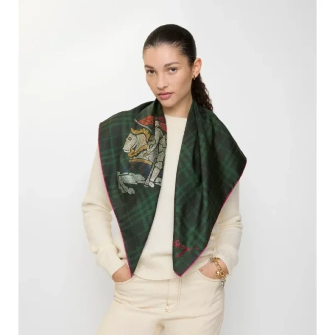 EKD Check silkescarf EKD Check silkescarf