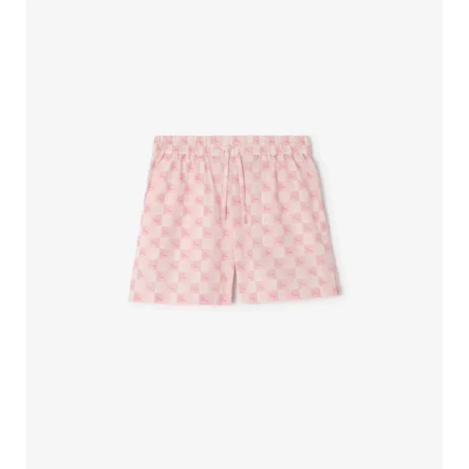 EKD Checkerboard Shorts i bomullspoplin EKD Checkerboard Shorts i bomullspoplin