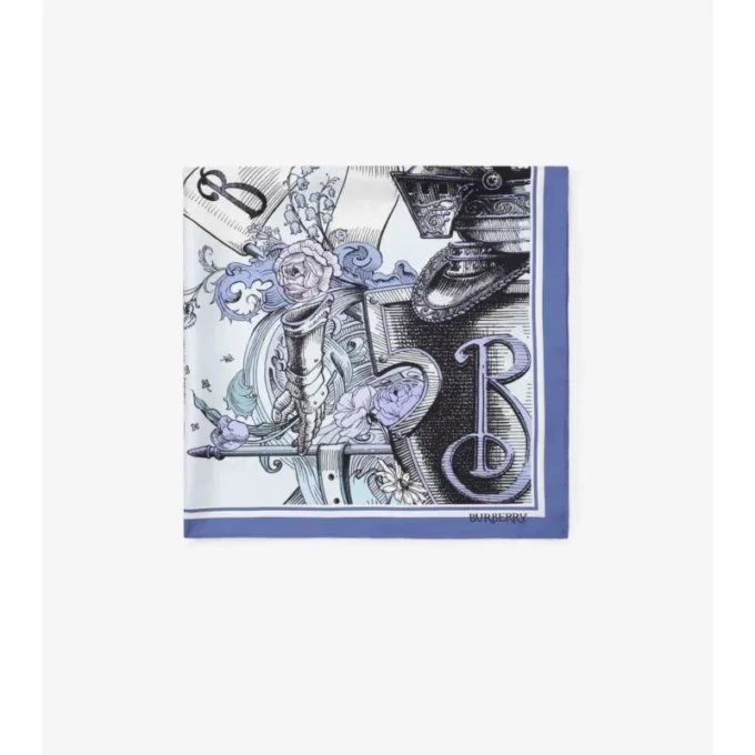 Etched Knight-silkescarf Etched Knight-silkescarf