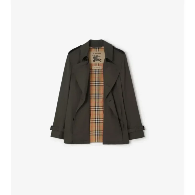 Extra kort Kensington-trenchcoat i Tropical Gabardine Extra kort Kensington-trenchcoat i Tropical Gabardine