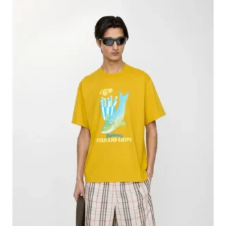 Fish and Chips  Bomullst-shirt