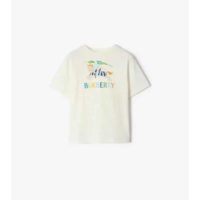 Flerfärgad EKD-t-shirt i bomullstwill Flerfärgad EKD-t-shirt i bomullstwill