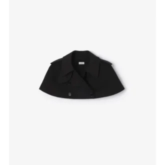 Gabardine-trenchcoat med cape