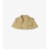 Gabardine-trenchcoat med cape Gabardine-trenchcoat med cape