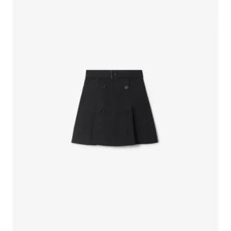 Gabardine-trenchcoat-minikjol