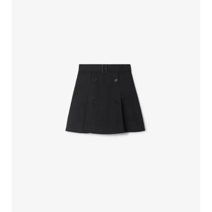 Gabardine-trenchcoat-minikjol Gabardine-trenchcoat-minikjol
