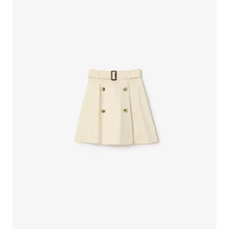 Gabardine-trenchcoat-minikjol
