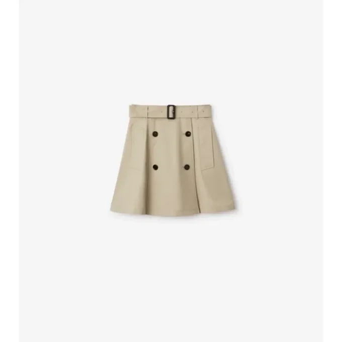 Gabardine-trenchcoat-minikjol Gabardine-trenchcoat-minikjol