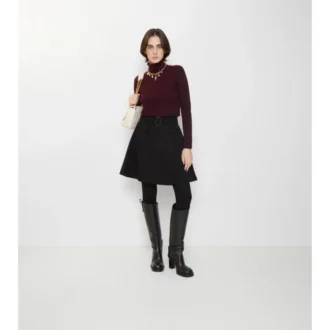 Gabardine-trenchcoat-minikjol