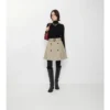Gabardine-trenchcoat-minikjol Gabardine-trenchcoat-minikjol