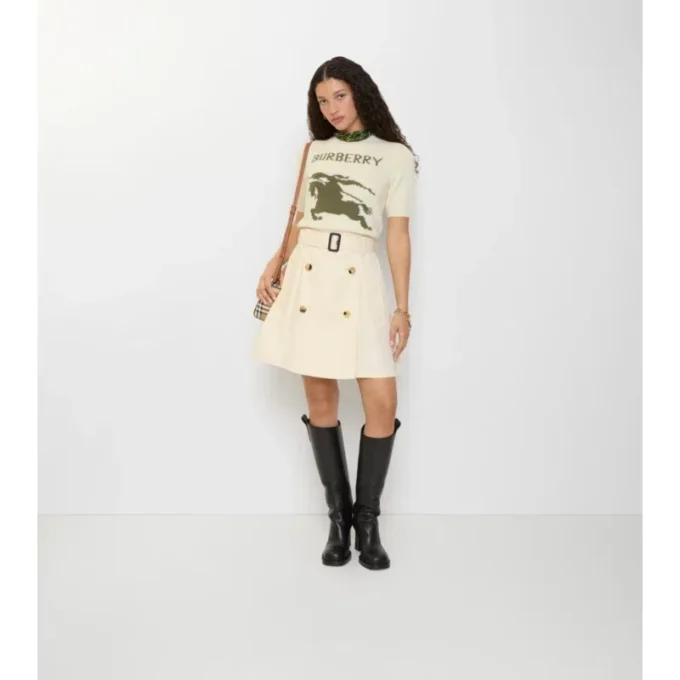 Gabardine-trenchcoat-minikjol Gabardine-trenchcoat-minikjol