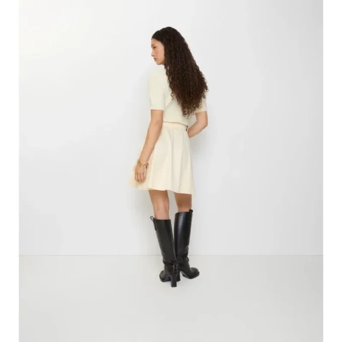 Gabardine-trenchcoat-minikjol Gabardine-trenchcoat-minikjol