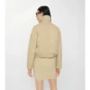 Gabardinejacka med shearlingkrage Gabardinejacka med shearlingkrage